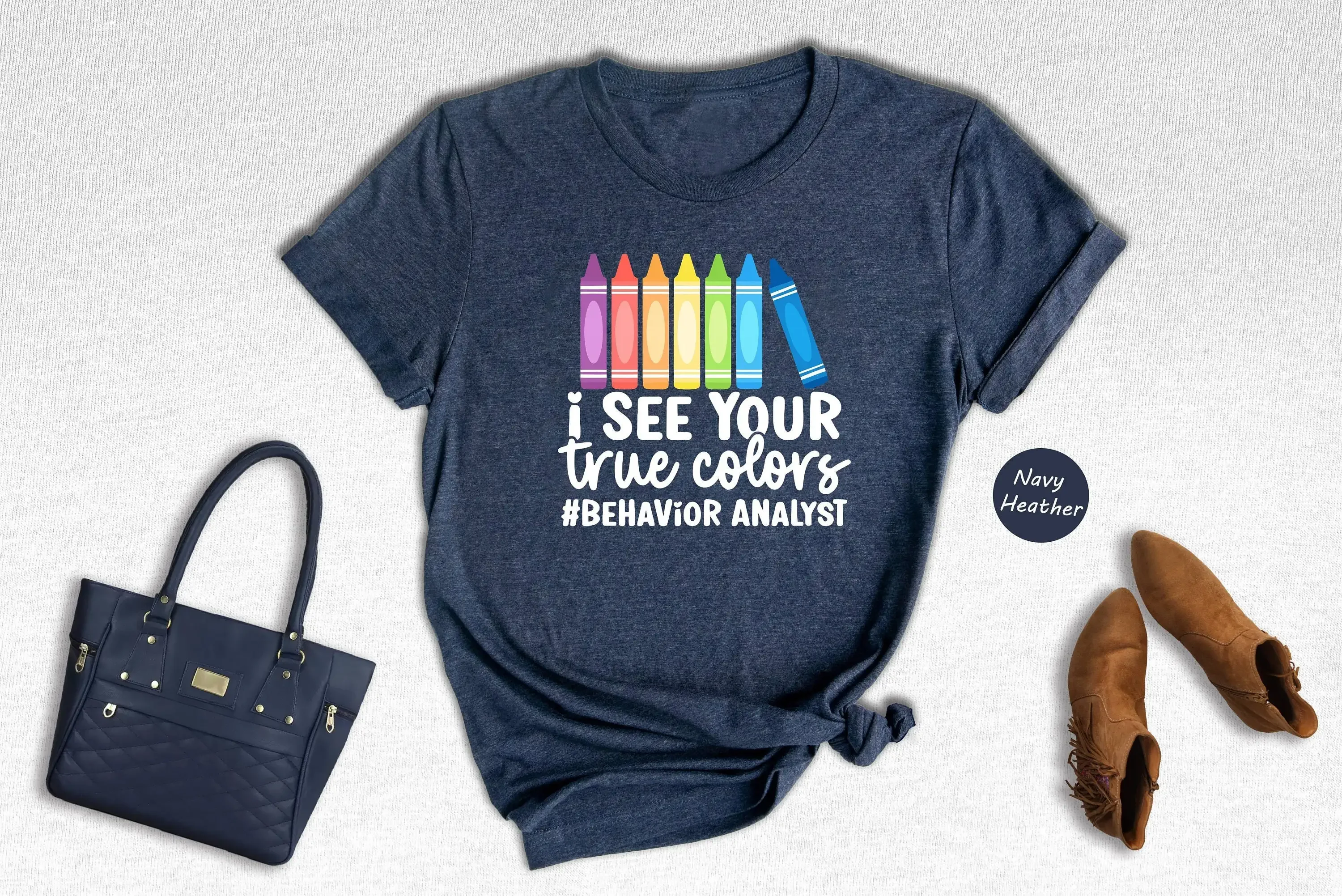 T-shirt Behavior AnalysT, technicien enregistré BCBA, thérapeute appliqué
