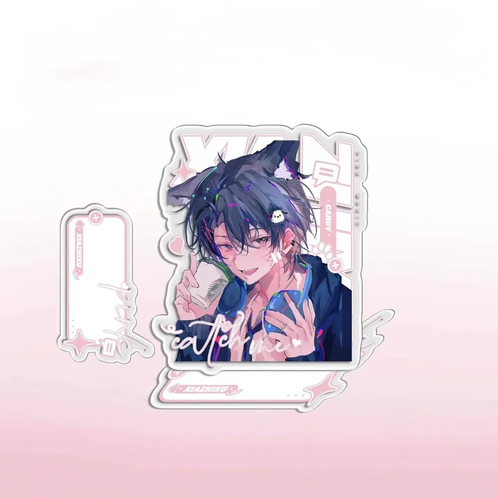 Novel Anime BE King Survival System Xia Zhixu Polaroid Desktop Stand Decoration Gift Ornament Collection Commemoration Keychain