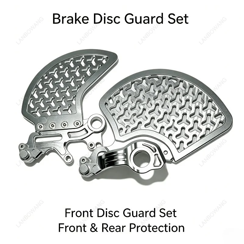 6061 CNC Aluminum Front Rear Brake Disc Protector Cover, Fit SurRon Ultrabee Light Bee E-Dirt Bike Modification Parts