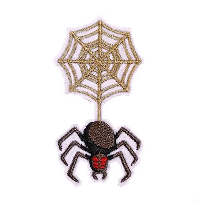 U75C Halloween Sew on Patch Exquisite Emelcodery с наклейкой с тыквой, пауком и летучими мышами