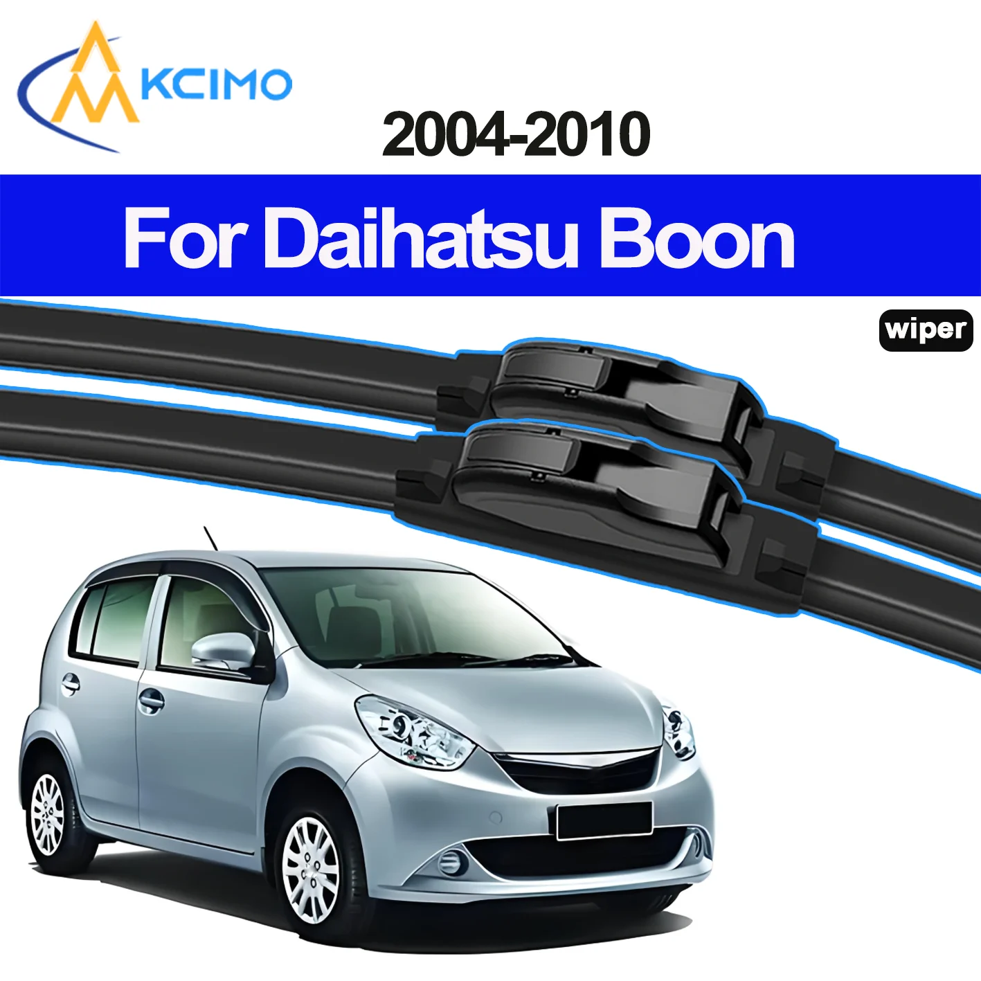

KCIMO 2PCS New Wiper Blades for Daihatsu Boon M300/AC10 2004-2010 Toyota Passo Daihatsu Sirion (international, 2004-2015) Subaru