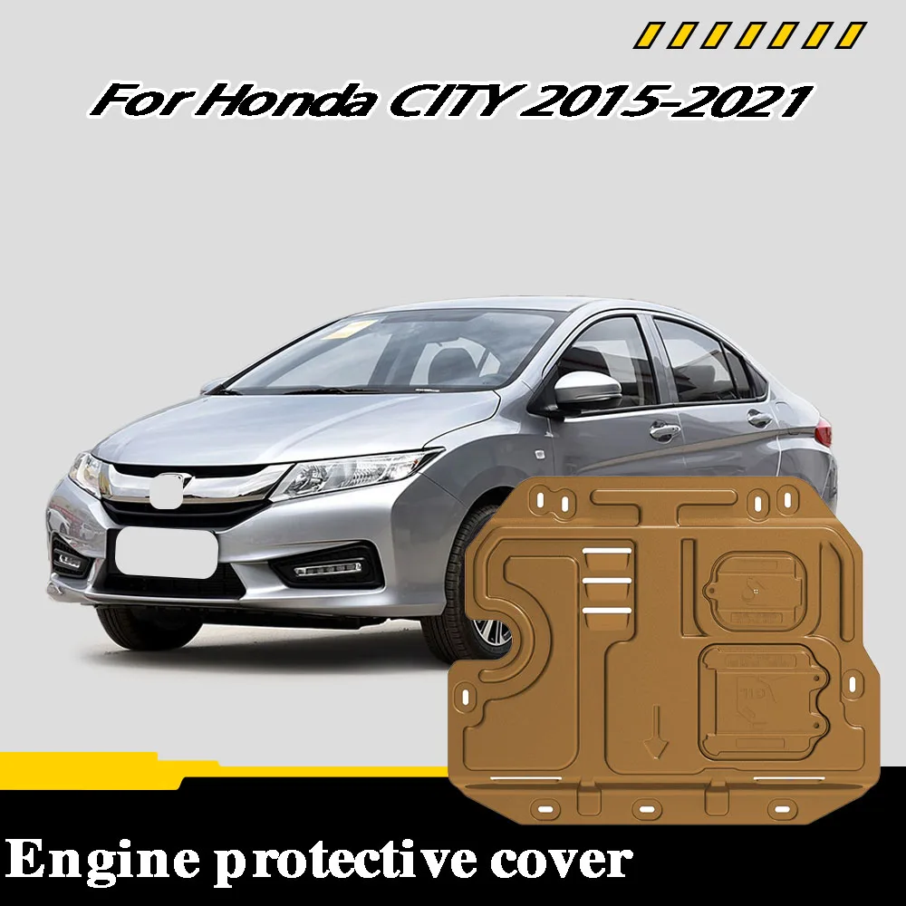 

Car Accessories Under Engine Guard Mudguard Board Splash Shield Mud Fender Plate Panel For Honda CITY 2015-2021 1.5L
