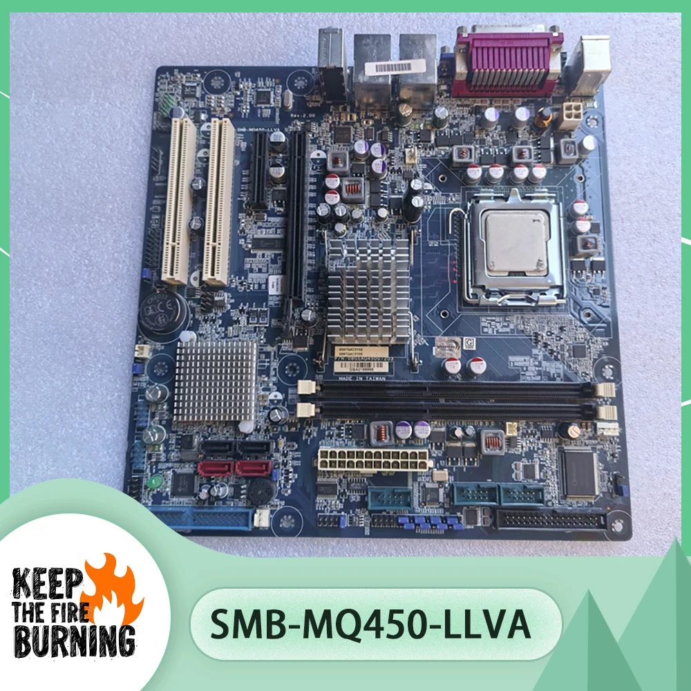 SMB-MQ450-LLVA Dual port industrial control motherboard LGA775