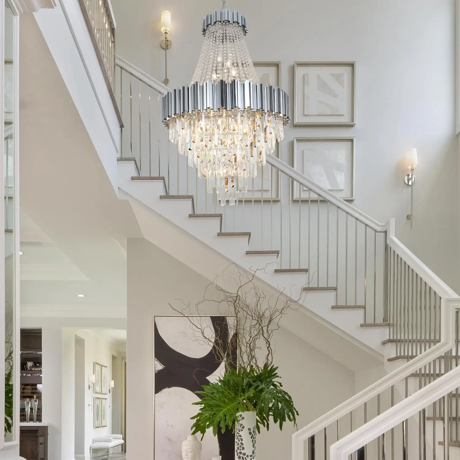 الحديثة الذهب كريستال أضواء الثريا لغرف الطعام الاطفال غرفة نوم بهو مدخل السقف معلقة قلادة تركيب المصابيح