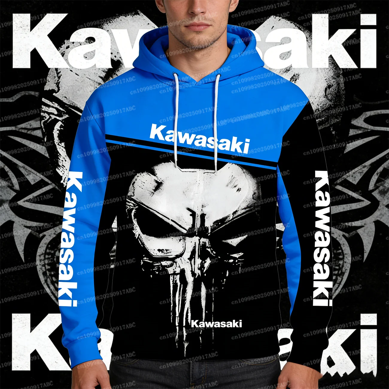 

（Kawasaki ）Men's Hoodie Kawasaki Hooded Mens Motorcycle Team 3D Printed Women Hoodie Outdoor Sports Jacket Kawasaki Clothing
