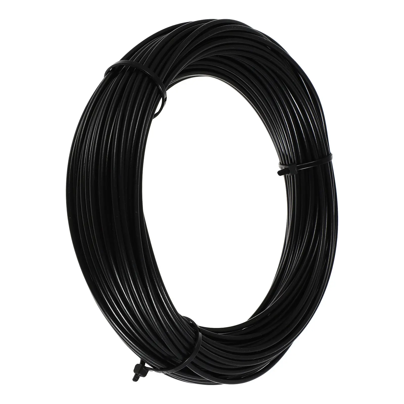 Plastic Coated Stainless Steel Wire Rope 1 Roll Black Heavy Duty Cable for DIY Hanging Garden Security Indoor Outdoor Use view 2