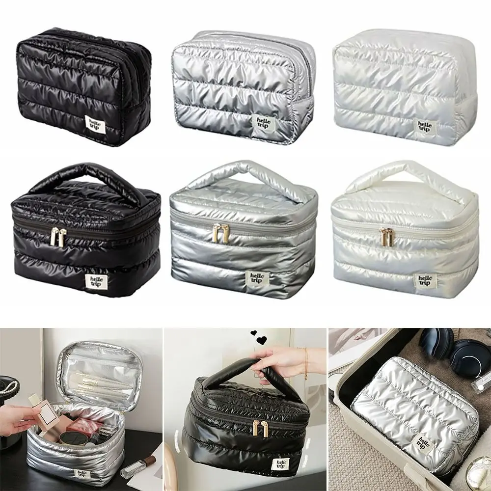 Large Capacity Makeup Bag Cosmetic Bag Toiletry Bag Washbag Portable Storage Bag Travel Organizer