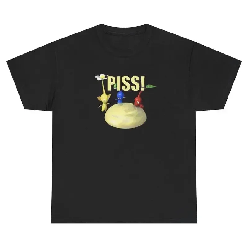 Pikman Piss T Shirt Oddly Specific Weirdcore Dank Meme Cursed Gag Gift Humor Tee