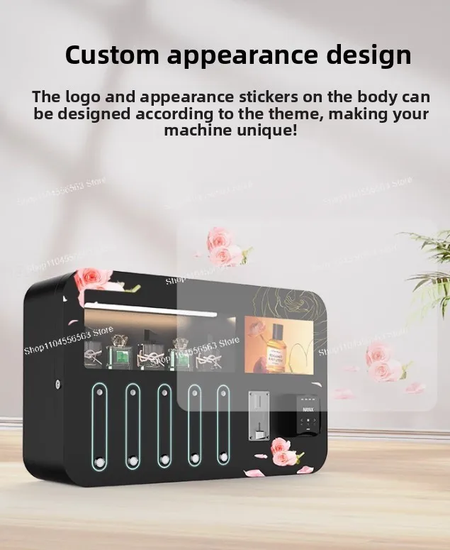 

P02 Stand-Alone Automatic Perfume Vending Machine - Coin-Operated, No Networking, Ideal for Retail Spaces
