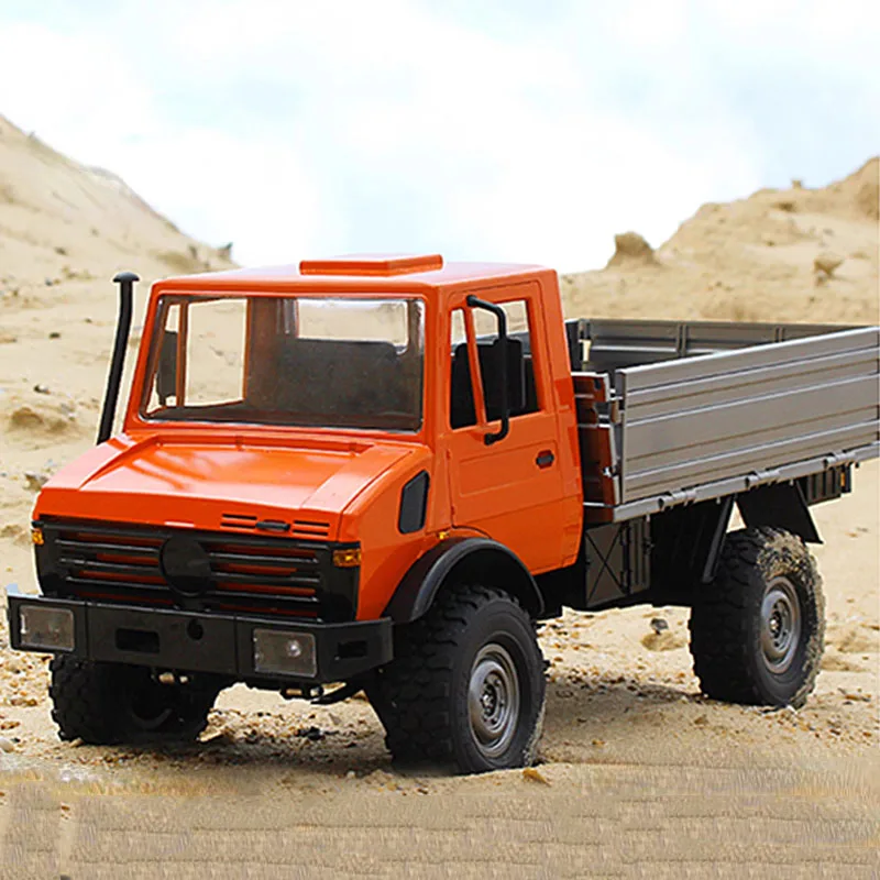 

Remote Control Car LD1201 1 1/12 Unimog Differential Lock Transmission Version Electric Model Climbing Car Gift Toy