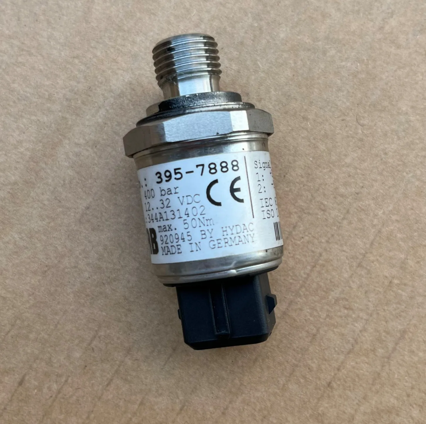 Pressure Sensor 395 7888 For HIAB Hydraulic Cylinder Crane Spare Parts