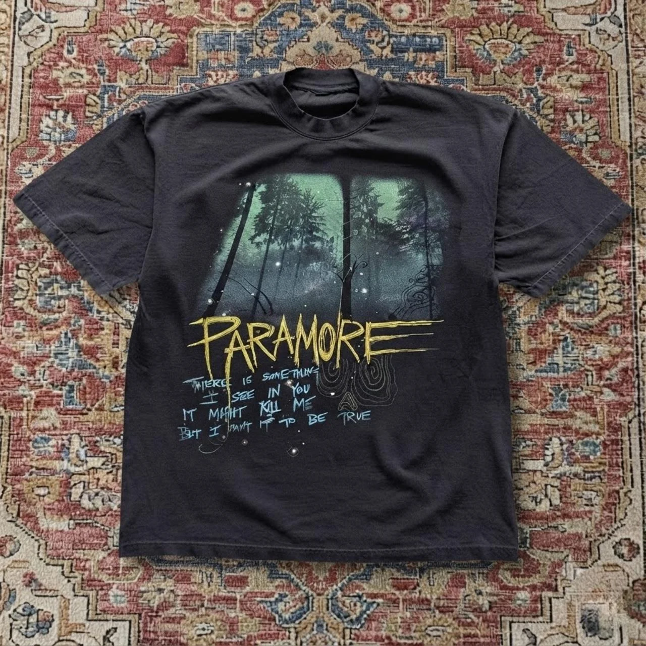 Paramore Rock Band T-shirt, Printed Pattern, Unisex Printed Street Style Fan T-shirt for Both Men and Women