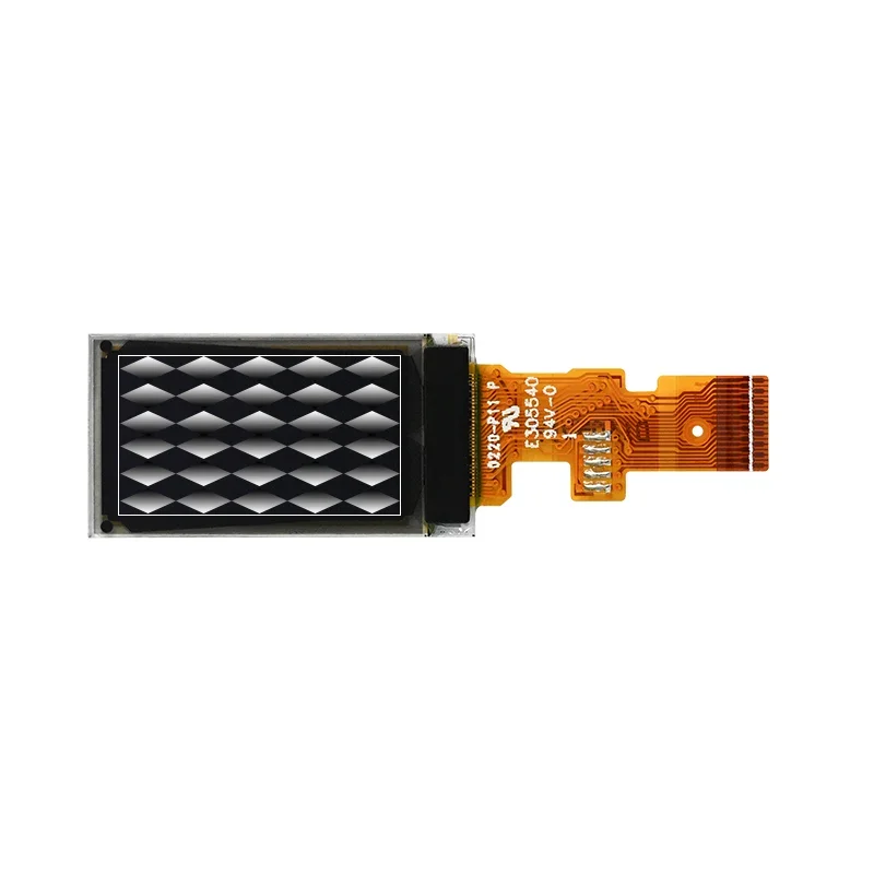 (2 unidades) display OLED de 0,72 polegadas 128 * 72 resolução SSD1320 driver interface SPI 17 pinos plug-in luz branca