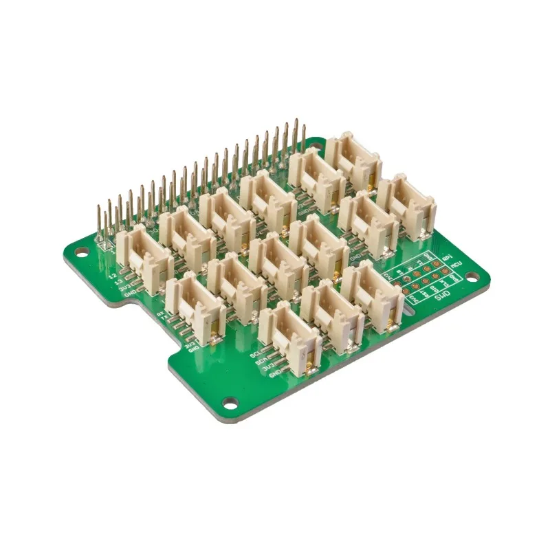 Base Hat  - 24-Pin GPIO maintain, Grove interface for 3× I2C, 1× UART, 6× Digital, 4× Analog, SWD Debug