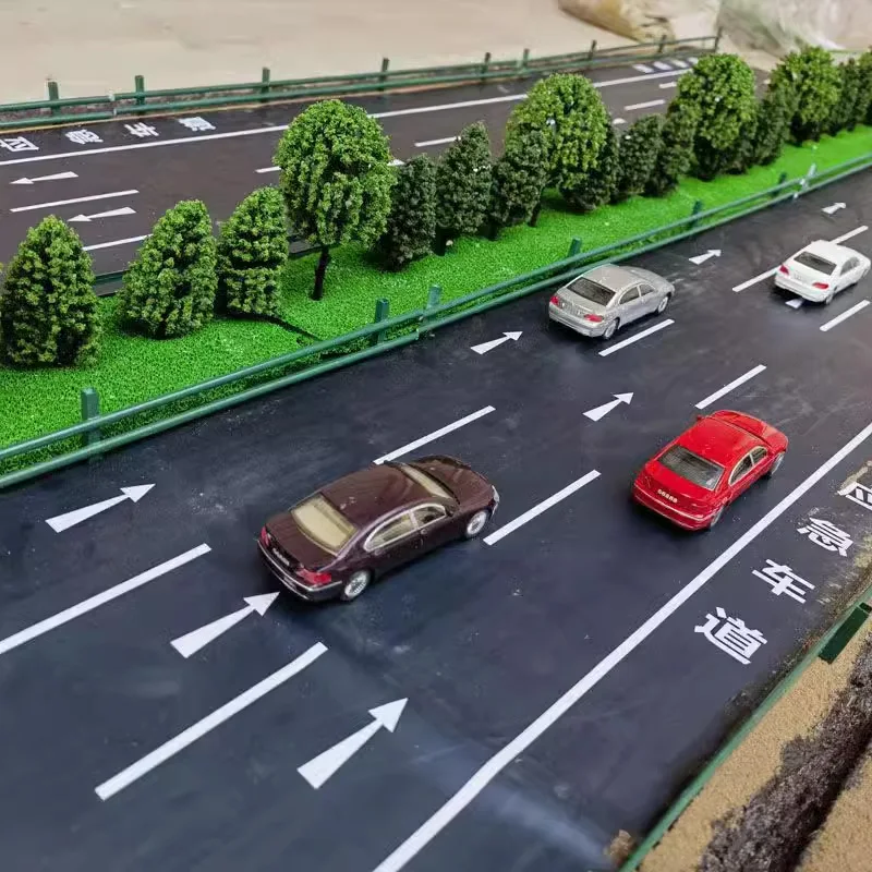 6MM 14MM Autobahn Geländer Schiff Leitplanke Sand Tisch Zubehör für Diorama Zug Eisenbahn Layout – Detail 9