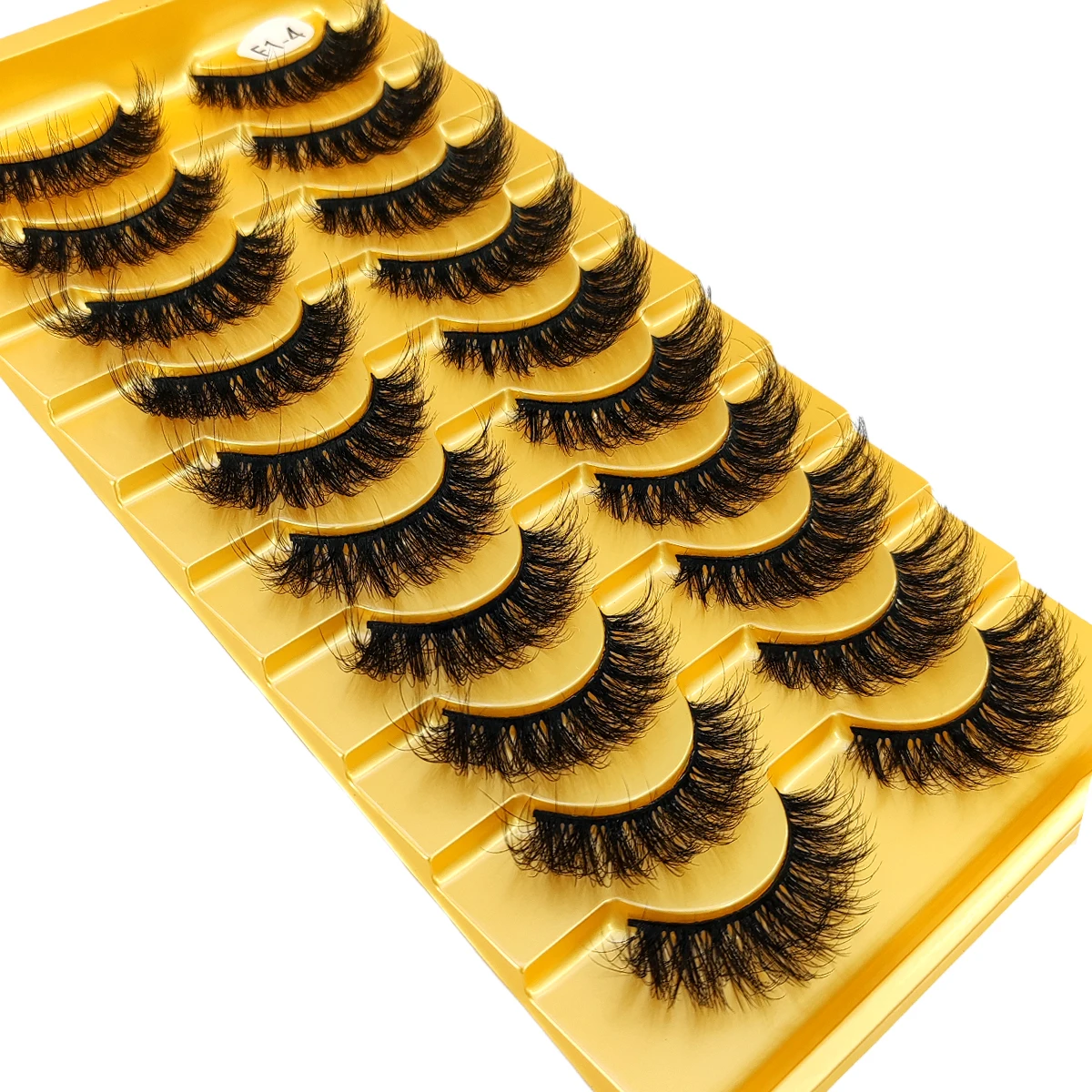 10 Pairs 3D Mink Lashes Natural False Eyelashes Dramatic Volume Fake Lashes Makeup Eyelash Extension Silk Eyelashes