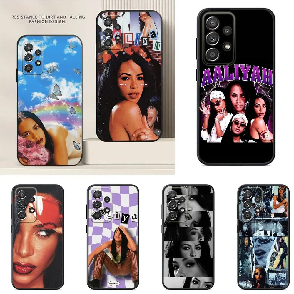 A-Aaliyah Hip Hop  Phone Case For Samsung S24,S23,S22,S21,S20,S10,S10E,S9 Ultra Plus FE Note 20 Ultra 10 9 Plus Case