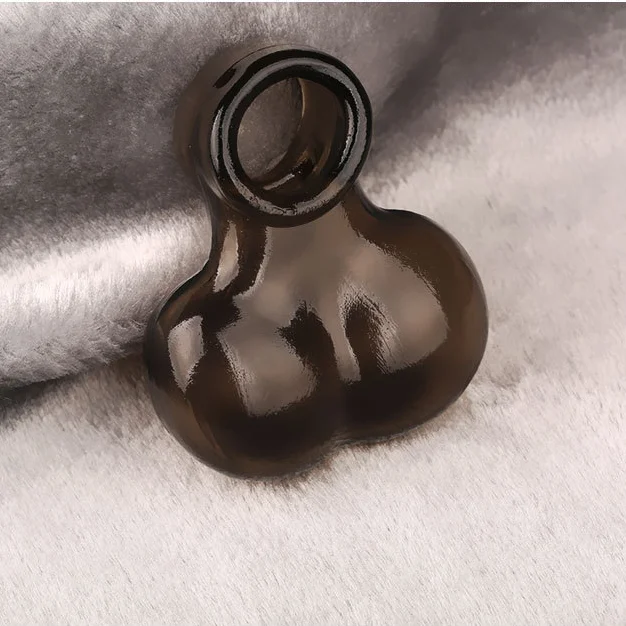 Soft Silicone Chastity Cock Ring Penis Ring Ball Sleeve Scrotum Stretcher Pendant Testicle Squeezer BDSM Bondage Sex Toy for Men