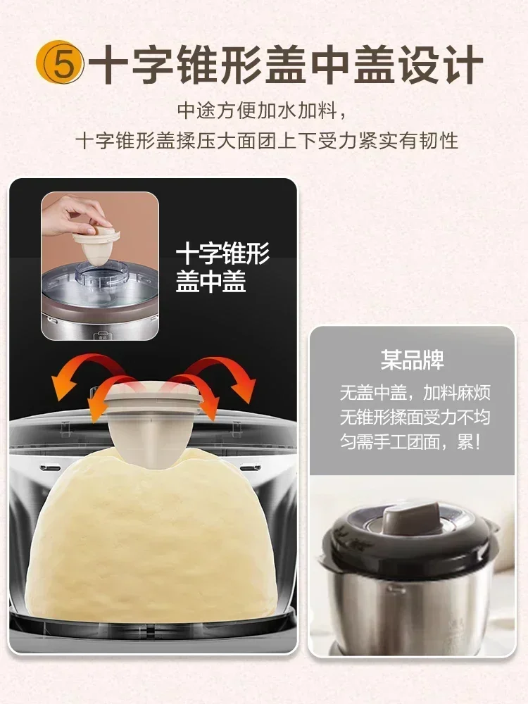 Mixing machine home small automatic kneading fermentation machine commercial live noodle mixing hair pasta chef machine