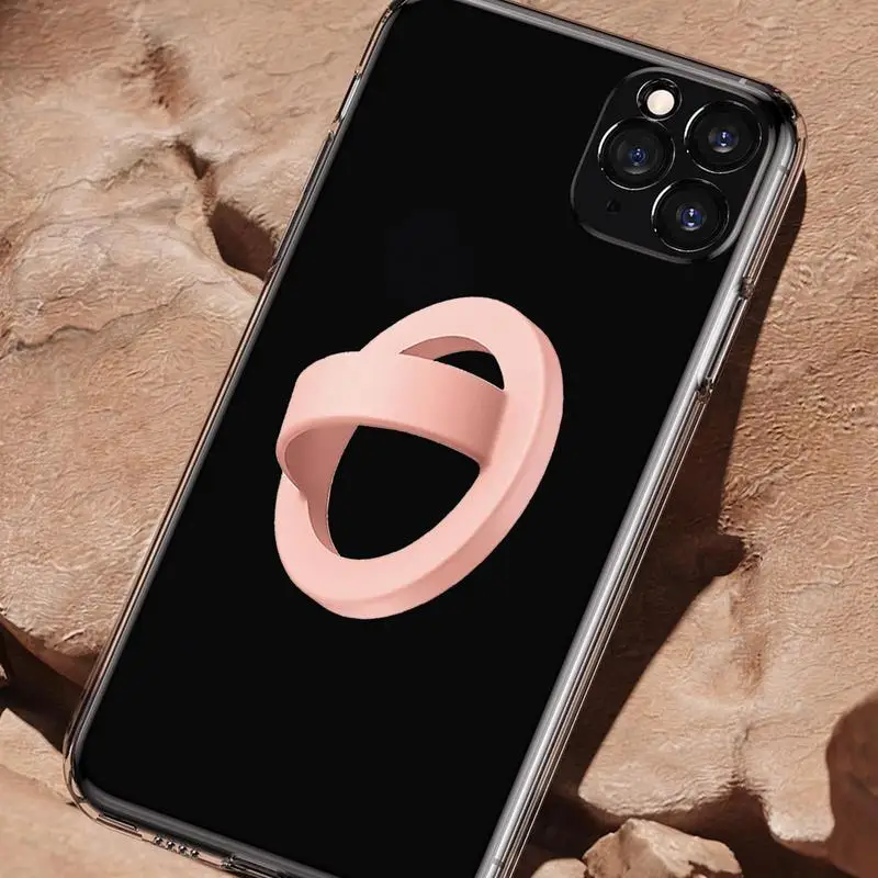 휴대폰 케이스용 마그네틱 링, 휴대폰 그립 스탠드, 액체 실리콘 휴대폰 거치대, 손가락 거치대