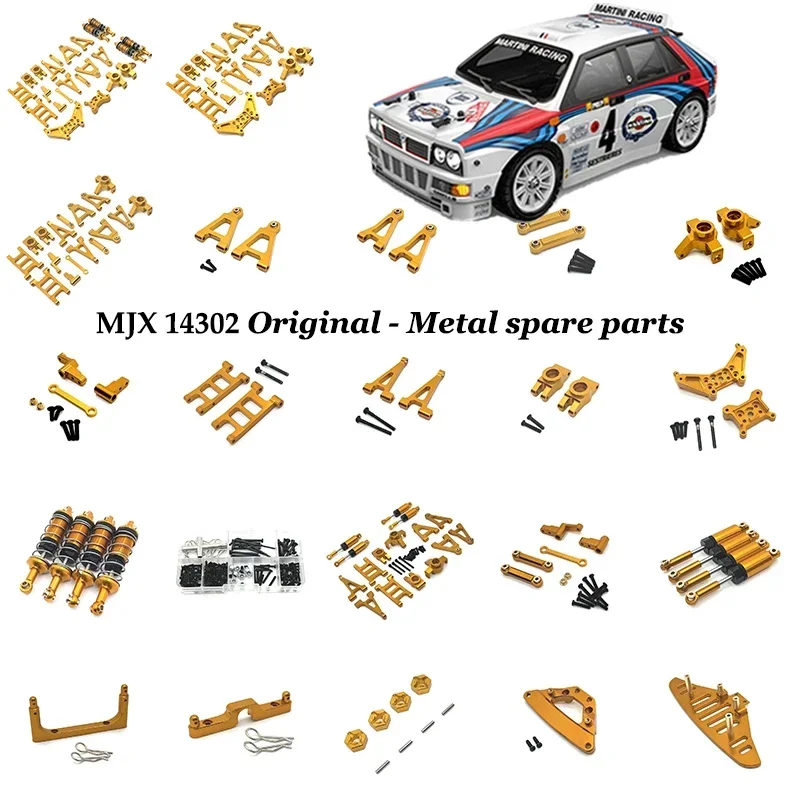 MJX 14303 14301 14302 1/14 RC 4WD Remote Control Car Metal Upgrade Parts Fragile Set of  Rc Cars for Adults Car Accessories