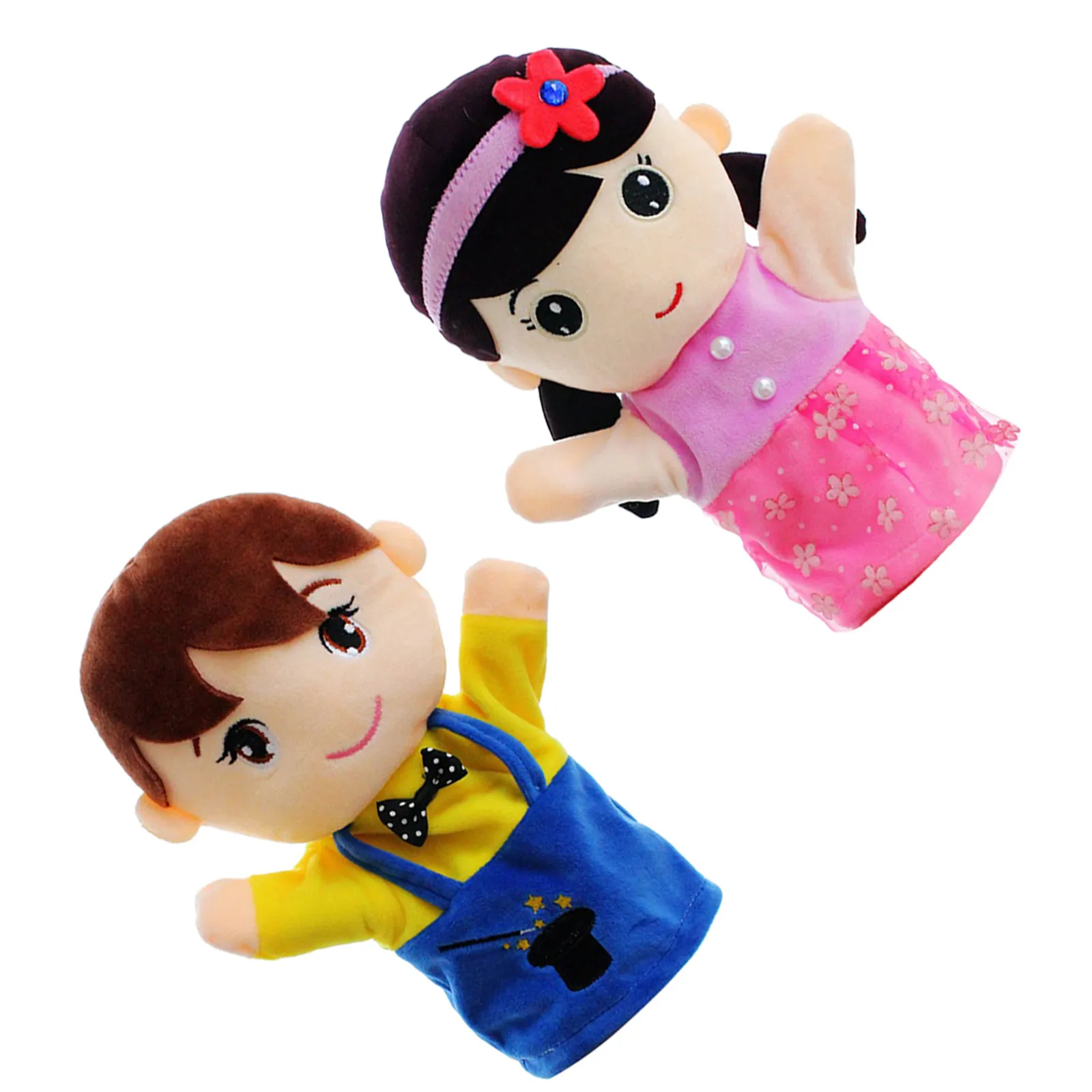 

Kids Hand Puppet Set Soft Family Theme Role Play Toys Animal Puppets for Storytime Fun Educational Gift