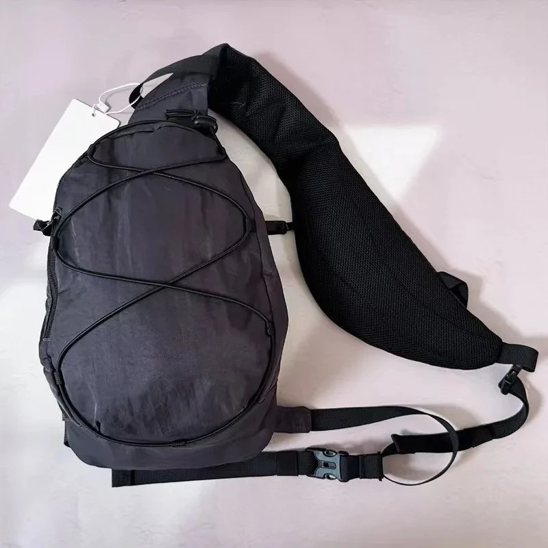 26SS New Cpany Style Nylon Sling Crossbody Bag Techwear Chest Pack Outdoor Cycling Waist Bag Casual Shoulder Backpack