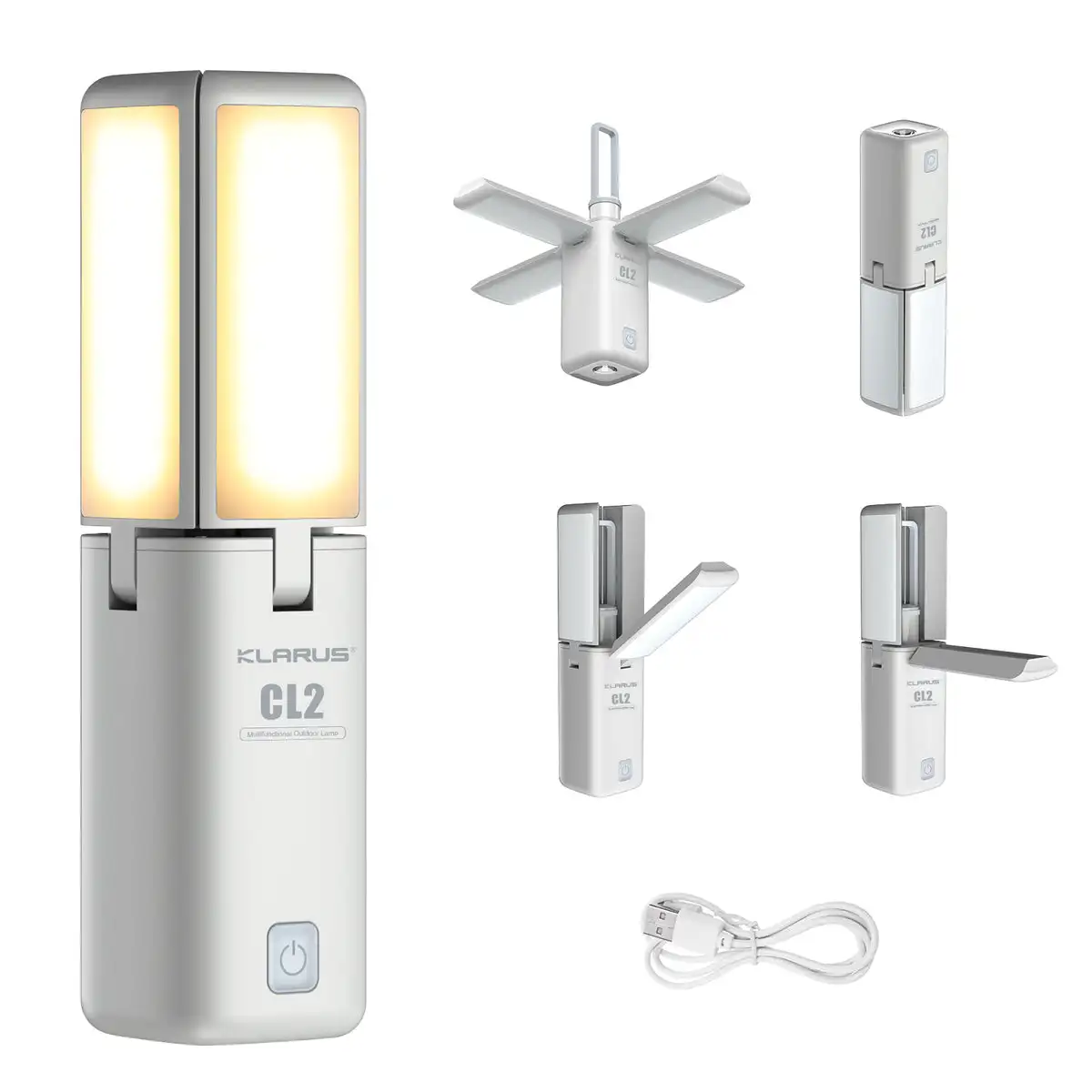 

Klarus CL2 LED Flashlight Camping Lights Portable Lantern Flashlight 10000mAh Powerbank for Self Defense Camping Lantern