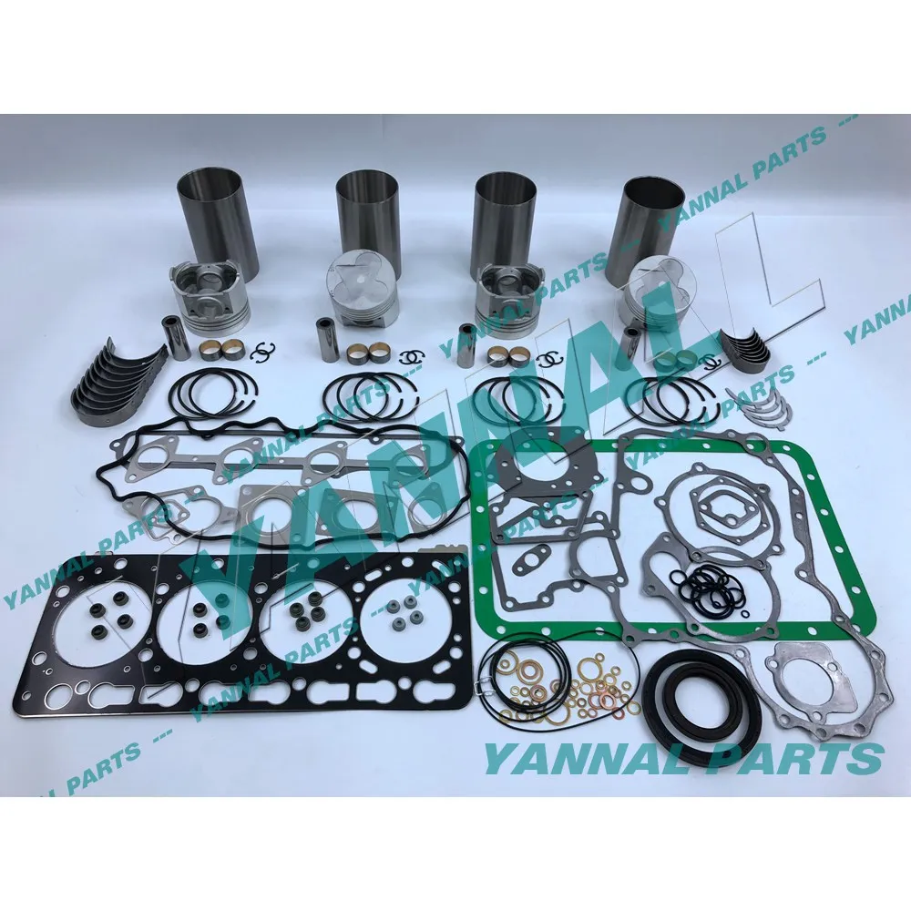 

Long Time Aftersale Service Overhaul Rebuild Kit For Kubota V3300 V3300T Engine Bobcat S250 T225 245 Loader