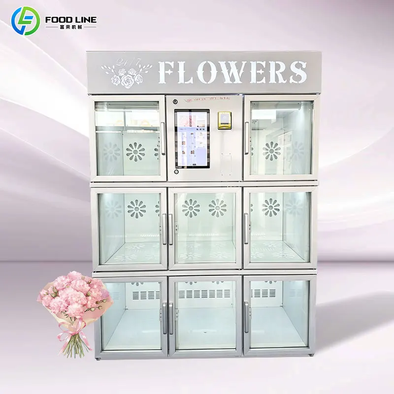 24H Unattended Self-service Flower Vending Machine Constant Temperature Fresh-keeping Commercial Flower Locker