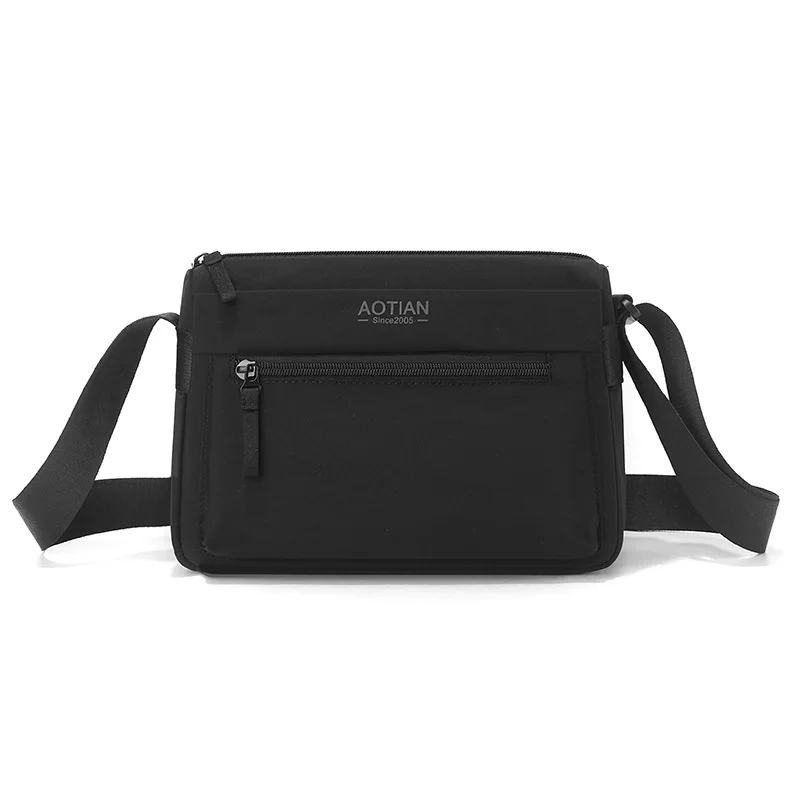 Men's Versatile Oxford Cloth Shoulder Bag Business Trip Commuting Outdoor Sports Crossbody Bag Tooling Functional Messenger Bag