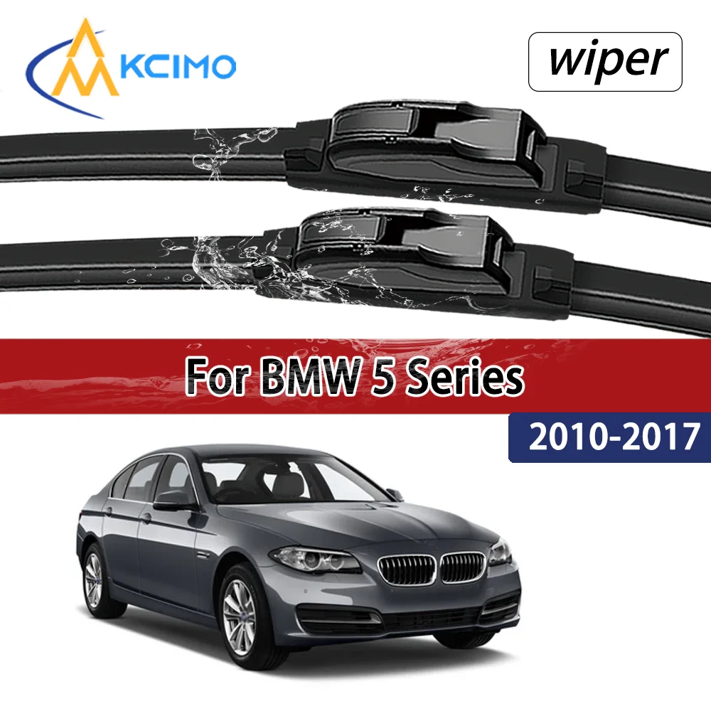 

For BMW 5 Series F10/F11/F07/F18 2010-2017 Compatible Durable Silent Front Wiper Blades Car Windscreen Auto Window Accessories