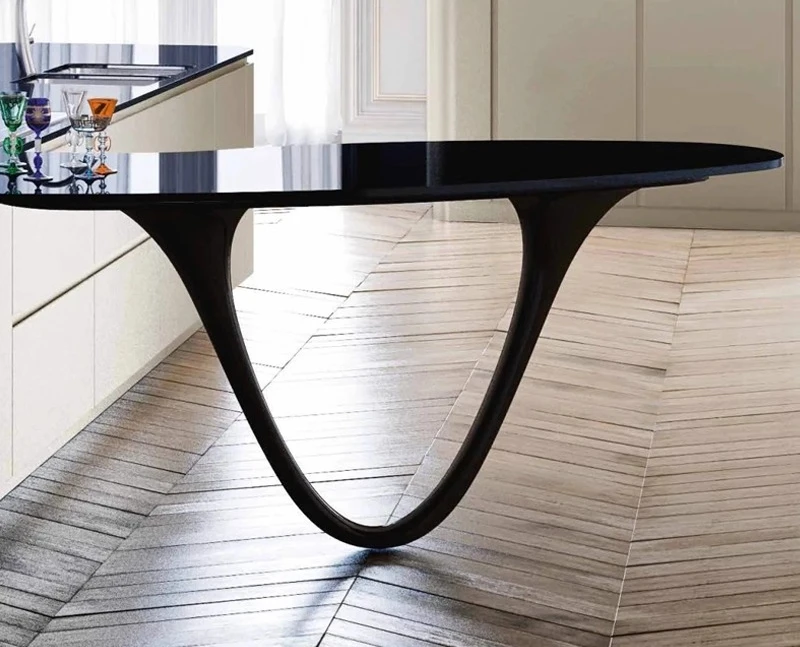 U-shaped table legs entrance entrance booth support legs bar table base