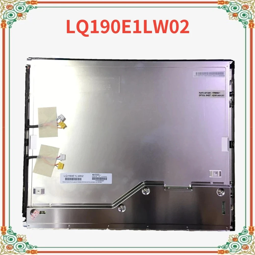 

Оригинальный LQ190E1LW02 19 дюймов 1280*1024 TFT-ЖК-ПАНЕЛЬ 19 дюймов 1280*1024 Панель Идеальная работа Полностью протестирована