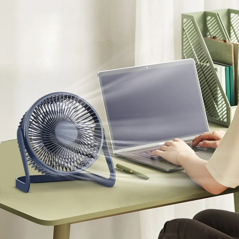 Mini ventilateur électrique USB, 5/8 pouces, engrenage 1/2, réglable, bureau, petit climatiseur, banque d'alimentation, vente en gros pour étudiant