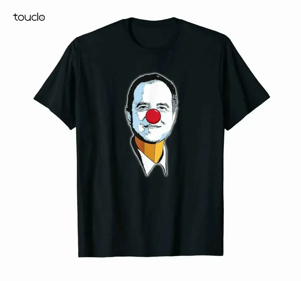 Pencil Neck Adam Schiff House Intelligence Committee Clown Funny Black T-Shirt