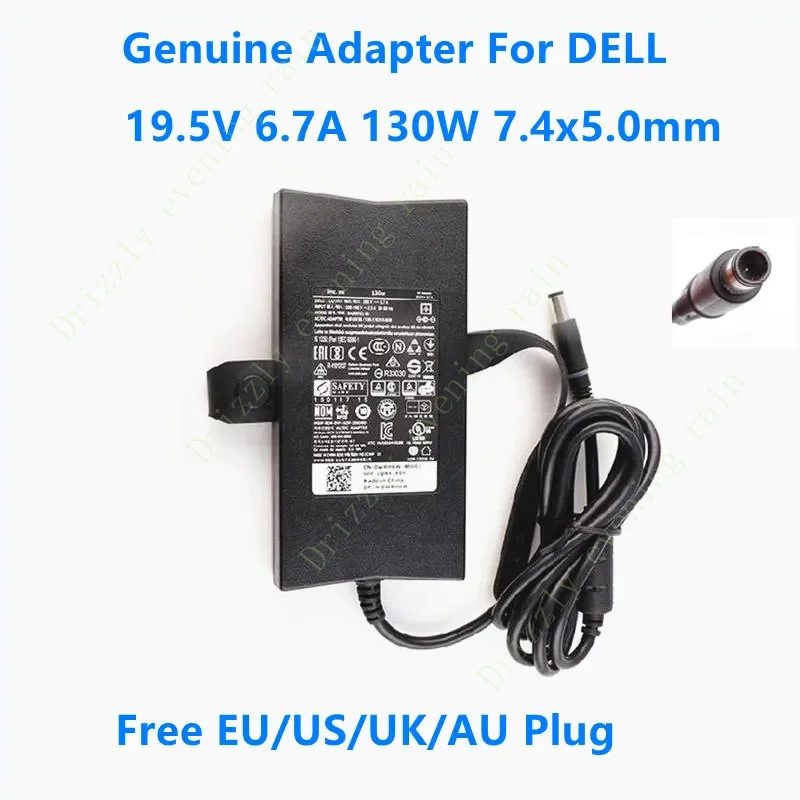 Genuine 19.5v 6.7a 130W 7.4x5.0mm DA130PE1-00 ha130pm160 power supply AC adapter for Dell laptop power charger