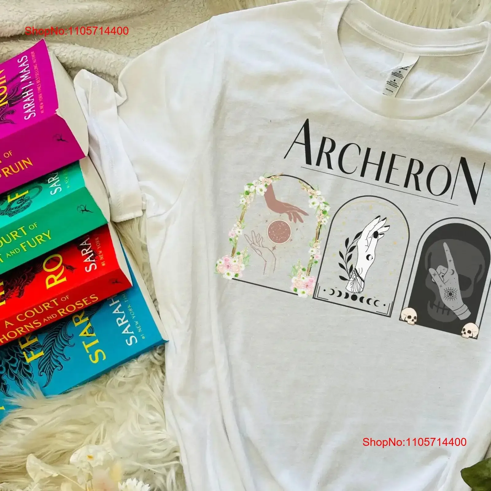 Archeron Sister ACOTAR T Shirt Feyre Elain and Nesta Bookish Bookworm s for Book Girls vintage Washed designer clothes