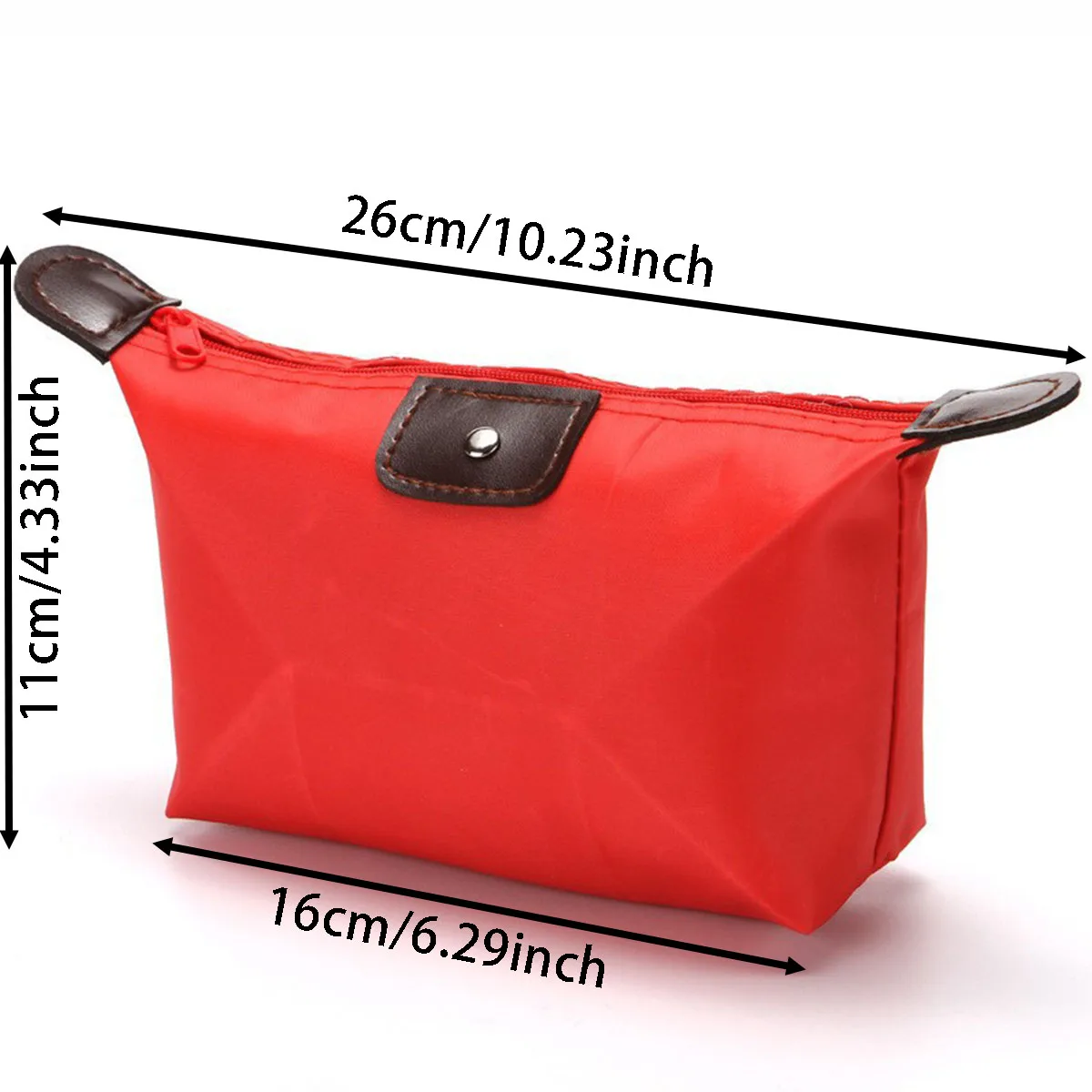Women Foldable Candy Color Dumpling Travel Cosmetic Storage Bag view 5