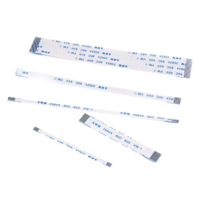 

10pcs 50mm/100mm/150mm/200mm FPC FFC Ribbon Flexible Flat Cable 0.5mm 1.0mm Type A / B 4/6/8/10/12/14/16/18/20/22/24/26Pin