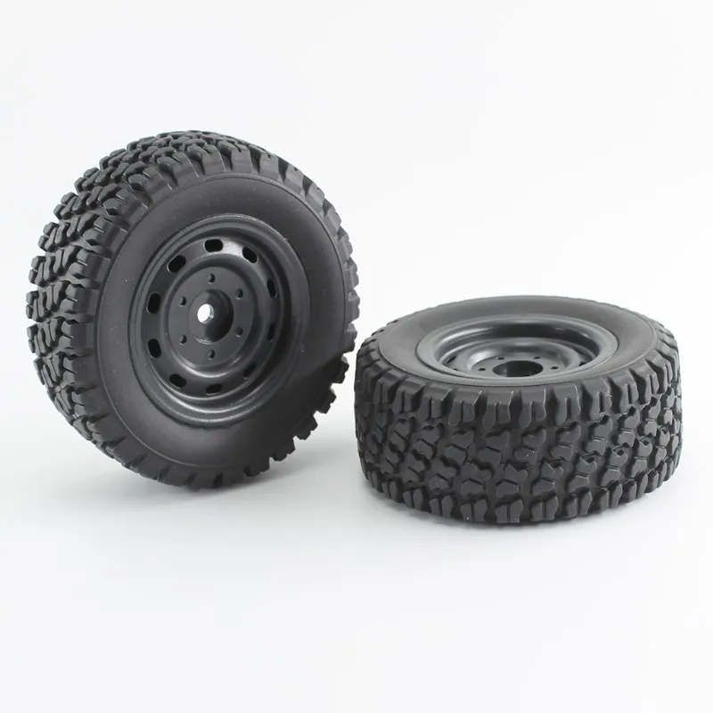 AS96-RC Car Accessories- 2Pcs 82Mm Off-Road Tires With Hub For SCY 16103 16103PRO 1/16 Models