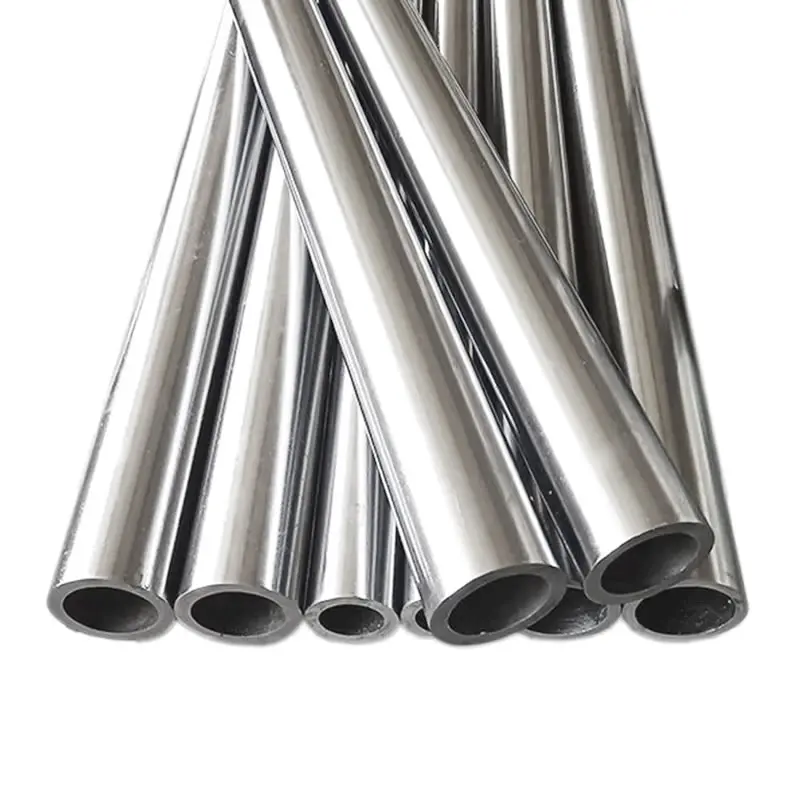 1m Chrome plated carbon steel pipe Hard shaft hollow round tube customized cut diameter OD 60 80 100 mm Translation track