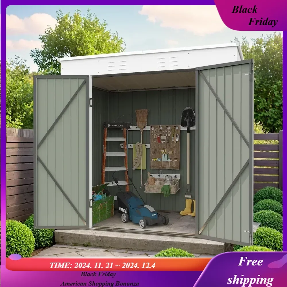 

Outdoor Storage Shed, 6 X 8 FT Outdoors Storages Sheds, Outdoor Storage Shed