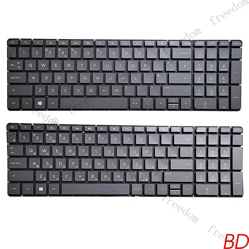 HJY Laptop Keyboard Backlit Keyboard for HP ENVY 15-AQ M6-AQ AR TPN-W119