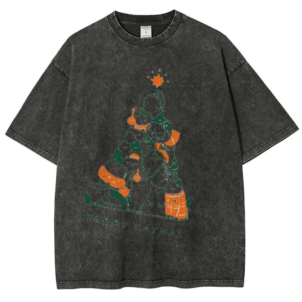 Damska koszulka graficzna Męska damska koszulka Vintage Bawełna Streetwear Wygodny Luźny Krój Codzienny Podstawowy Modny T-shirt