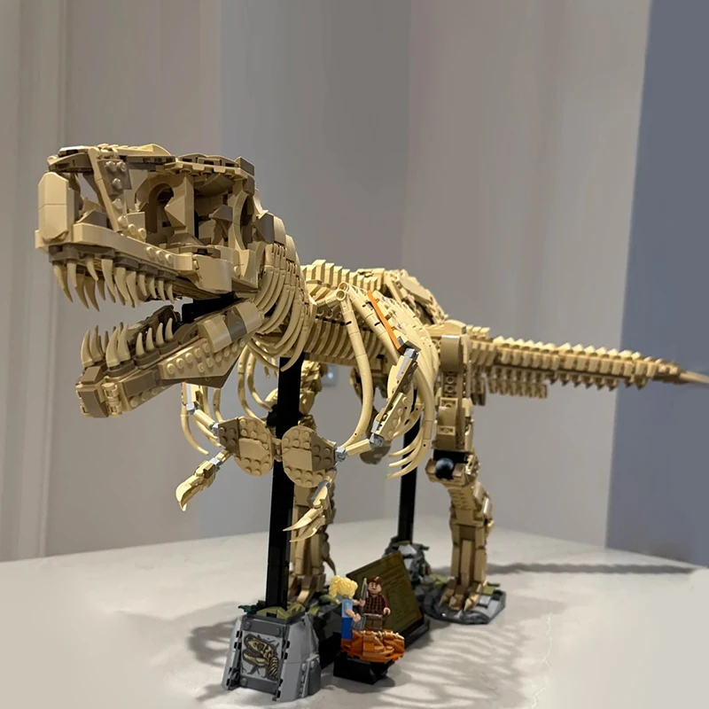 

2026 New MOC Tyrannosaurus Rex Fossil Skeleton Model Home Decor Children's Boys' Holiday Gift