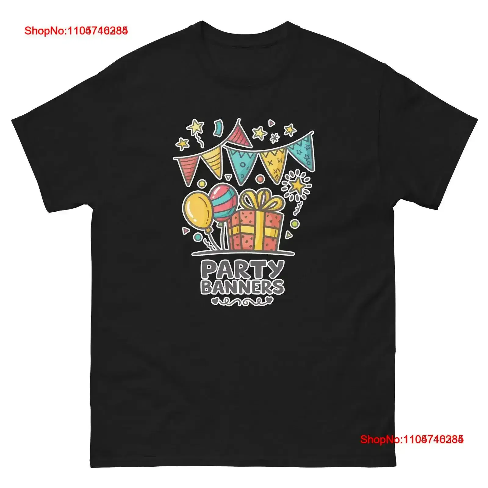 Party Banners Supplies Items Birthday Event T Shirt vintage Washed graphic fashion Casual designer clothes Stretched vintage