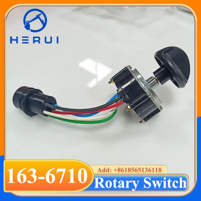 163-6710 1636710 Throttle Knob Switch for Excavator 312C 318C 325C 330C 315CL 320CL 385C 325C