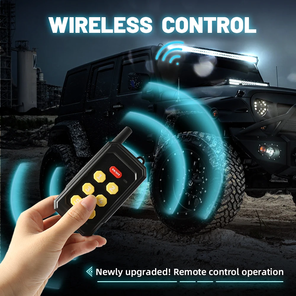 CO LIGHT Universal 6 Gang Switch Panel RGB Led Work Light DIY Bar Wireless APP Switches Box Controller for Truck off-road use