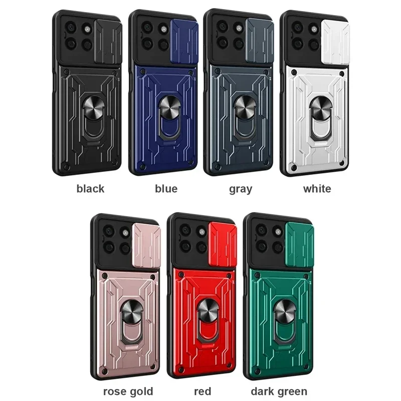 Kickstand Case For Honor 200 Smart X7c Cover With Card Pocket Ring Magnetic Stand Holder Shockproof Fundas Coque Capa #2